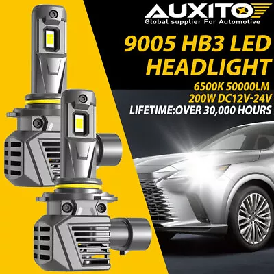 9005 HB3 LED Headlight Bulb Kit High Beam 100W 60000LM Super Bright 6000K White • $34.19