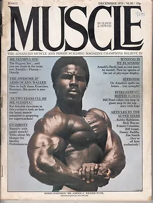 Joe Weider's Muscl & Fitness-Dec 1976-Robby Robinson-Ed Corney-598-Magazine • $64.73