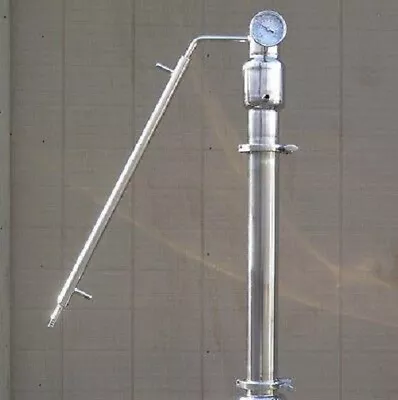 3  Stainless Steel Reflux Column For Still Moonshine Still Vodka E-85 Ethanol • $275.54