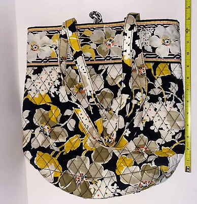 Vera Bradley Yellow Floral Tote Shoulder Handbag NWOT • $19