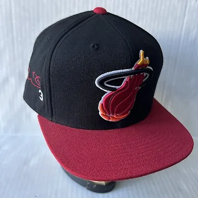 Mitchell Ness Miami Heat Dwyane Wade Signature Embroidered Hat SnapBack • $22.49