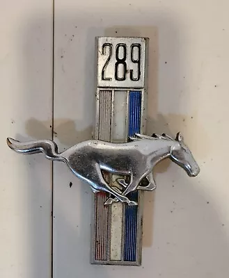 1964 1965 1966 & Other 289 Ford Mustang RH Fender Running Horse Emblem OEM C4ZB- • $15