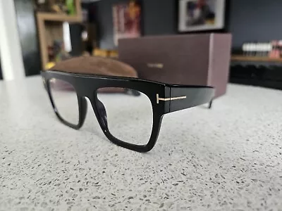 £125 • Buy Tom Ford FT 0847 Renee 001 Black Block Square  Eyeglasses £230RRP!!