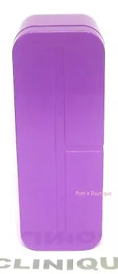 CLINIQUE Plastic PURPLE Beauty Box / Container For Gifts Or Makeup • $10.95