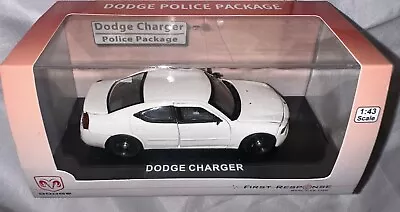 First Response Replicas 2009 Dodge Charger Police Package 1:43 White Unmarked • $45.99