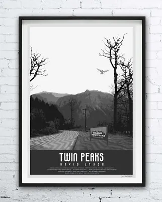 TWIN PEAKS -- Polish Poster DAVID LYNCH Movie Mulholland Print Drive • $62