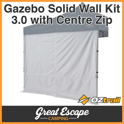 $49.90 • Buy Oztrail Gazebo Solid Wall 3.0 M Centre Zip