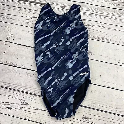 $12.30 • Buy Dolfin AquaShape Lap Suit Womens Sz 8 One Piece Swimsuit Blue Marina