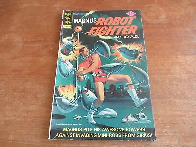 Magnus Robot Fighter #40 Gold Key Bronze Age Higher Grade Nice Looking Book • $3.75