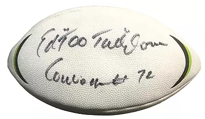 Dallas Cowboys Autographed Football Ed  Too Tall   Jones #72! • $9.99