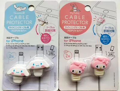 Sanrio Licensed My Melody & Cinnamoroll Cable Cover Protectors For IPhone • $25.55