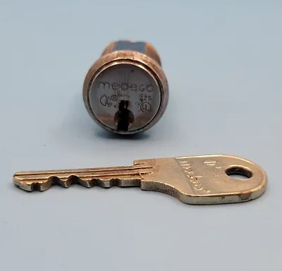 Used 1- 1/8  Medeco Camlock With 1 Working Key Locksmith Locksport Collector • $35