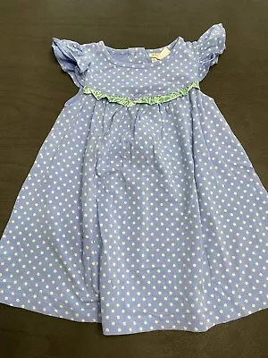 ~ MATILDA JANE~It's A Wonderful Parade~Blue Bonnet Pearl Dress Size 4 • $21.99