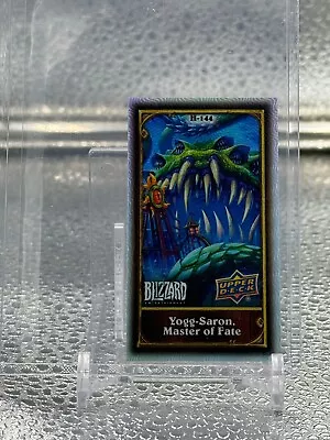 2023 Upper Deck Blizzard Legacy YOGG-SARON Hearthstone Mini GOLD Parallel H-144 • $9.99