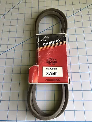 Genuine Murray Replacement Parts Belt 37X40 Blade Drive NOS OEM Made In USA • $4.99