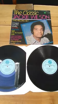 The Classic  Jackie Wilson 2 X 12  Vinyl LP Record Set - 47124 • £11.50