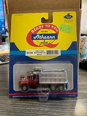 Athearn #93129 Mack R Dump Truck Maroon Cab • $67.50