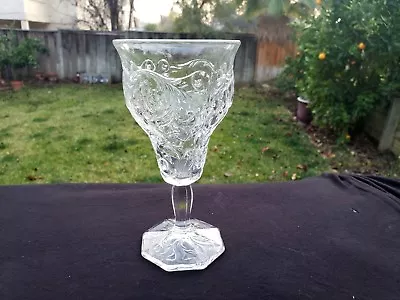 McKee ROCK CRYSTAL 6½  Large Footed Water Goblet 8 Oz.  • $14.99