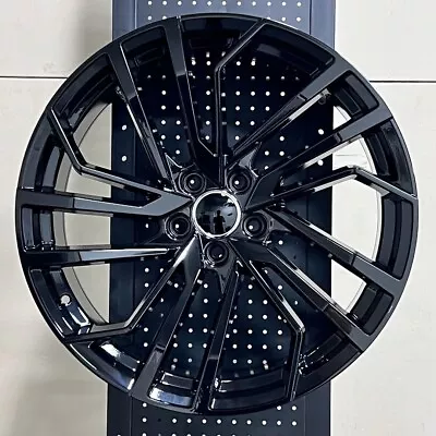 19  Rs5 Style Gloss Black Wheels Rims Fits 5x112 Vw Volkswagen Eos Cc R32 • $938.88