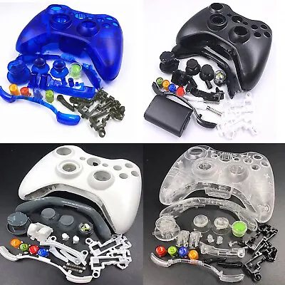 $13.63 • Buy Replacement For Xbox 360 Wired/Wireless Controller Full Shell Cover Buttons Mod