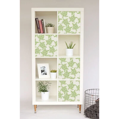 $49.95 • Buy Decals For Kallax / Expedit IKEA Sea Turtles Tropical Animals Pattern Furniture