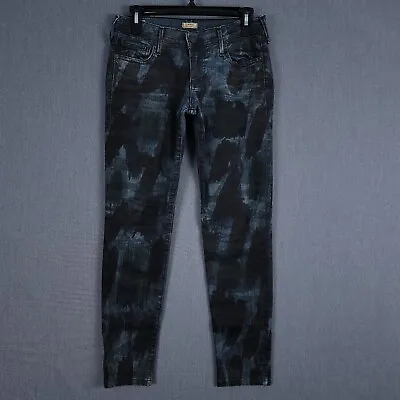 True Religion Jeans Womens 26 (27x28) Dark Wash Casey Camo Super Skinny Denim • $19.74