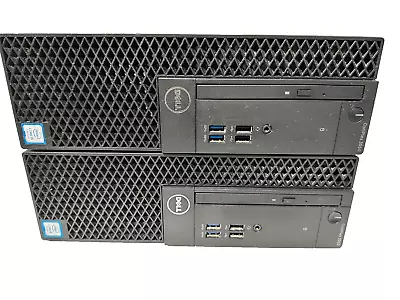 JOB LOT OF 2 X  Dell 3050 SFF PC I5 7500 3.4GHz 8GB RAM 500GB HDD NO O/S • £82.95