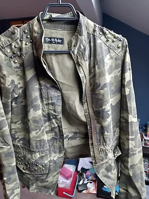 Miss Selfridge Size 6 Camo Jacket • £5