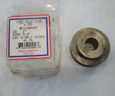 V Belt Pulley With Hub 120058 2  OD 5/8  Bore Use With Belt 4L 3L • $14.69