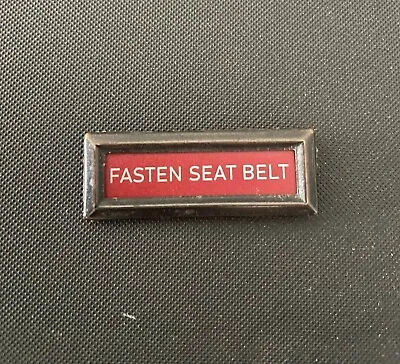 Ford Mustang Cougar 1971 1972 1973 Fasten Seat Belt Warning Light Front Repro • $9.99