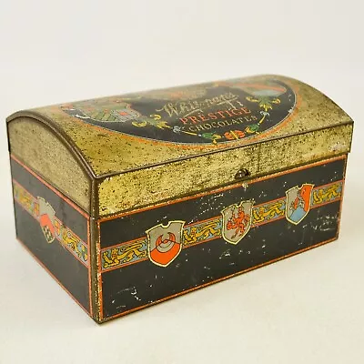 $14.50 • Buy Vintage Tin Whitman's Prestige Chocolates Treasure Chest, Good Condition