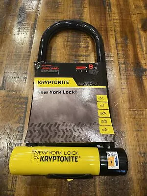 Kryptonite New York Lock LS/MC U-Lock 9/10 Security Rating New-U Model • $65