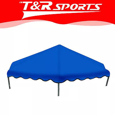 6ft-14ft Flat Trampoline Roof Cover Kids Shade Removable Outdoor Sun Protection. • $69.99