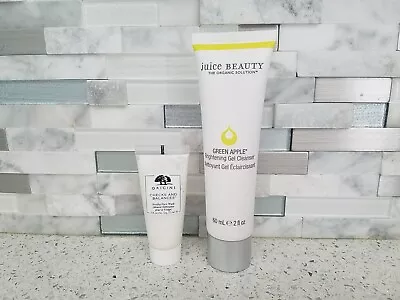 JUICE BEAUTY Green Apple Brightening Gel CLEANSER 2oz + ORIGINS FACE WASH • $10.98