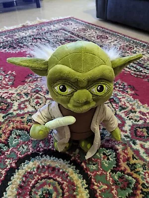 Yoda W Lightsaber Plush Toys Figurine Star Wars Lucas Films 22cm • $11.06