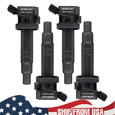 For Toyota Corolla 00-08 Celica 1.8L Ignition Coil UF247 OEM Quality Set Of 4 US • $39.18