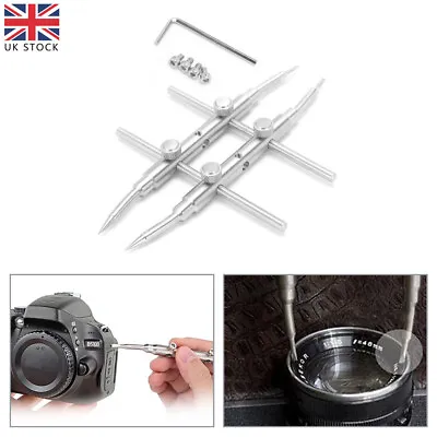 1 Set Camera Lens Removal Maintenance Repair Spanner Wrench Opening Tool Kit UK • £11.35