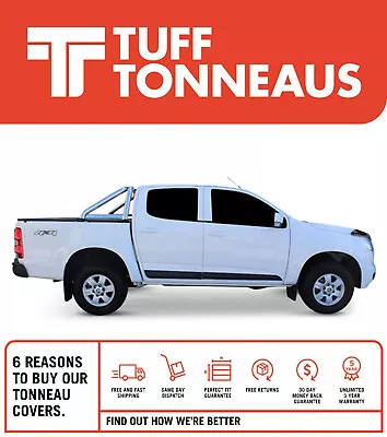 Clip On Ute Tonneau Cover For Holden Colorado Dual Cab With Factory Sports Bars • $439.99