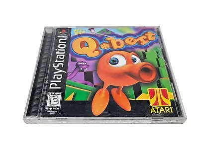 Q*Bert Video Game For Sony PlayStation Complete With Case & Manual CIB PS1 • $11.99