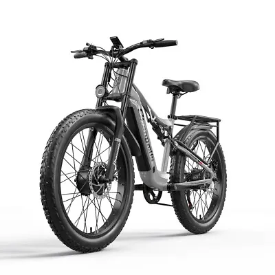 Shengmilo Electric Mountain Bike 26  E-Bike 2000W Dual Motor Fat Tyre E-Bicycle • $1599