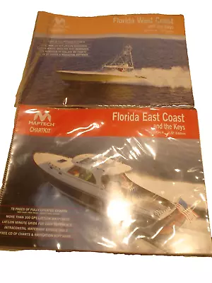 2 Maptech Chart Kit Florida East / West Coast And Keys Region 7 & 8 15th Edition • $66.99