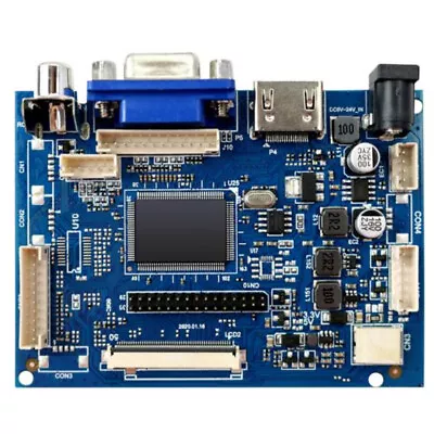 HDMI VGA AV LVDS Driver Board Suitable For 4/5/10.1 Inch LCD Screen Modification • $34