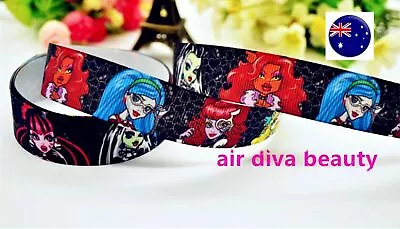 3M Girls Kids Monster High Birthday Party Favor Gift Wrap Grosgrain Ribbon Craft • $4.24