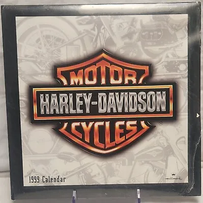 🔑🔥  Harley Davidson - VINTAGE 1999 WALL CALENDAR - NEW/SEALED - 12  X 12  • $7.99
