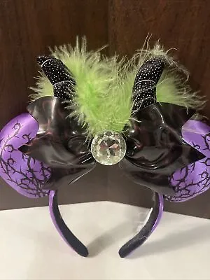 Disney Parks Maleficent Horns Spell Bound Headband Minnie Ears 2018 Authentic • $49.89