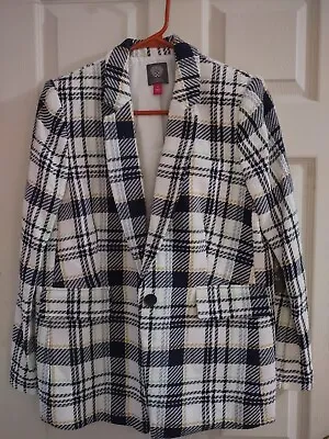 New With Tags Women's Vince Camuto Brand Plaid Blazer Size 12 • $30