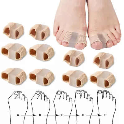 Thumb Corrector Pad Toe Straightener Separator Silicone Gel Toe Care Protector • $1.96