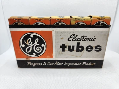$3.70 • Buy Vintage GE General Electric Vacuum Radio Electronic Tubes LOT 