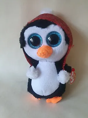 £4.99 • Buy Ty Beanie Boo Buddy Gale Penguin Christmas Ty Beanie Penguin Ty Beanie Christmas
