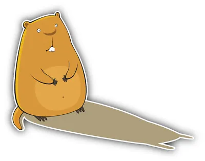 Marmot Shadow Art Decor Car Bumper Sticker Decal • $2.75